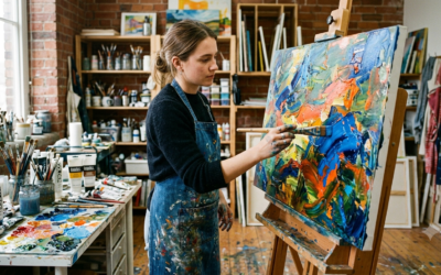 El boom del acrílico: Por Qué el Rey Moderno de la Pintura Está Conquistando a Artistas y Coleccionistas